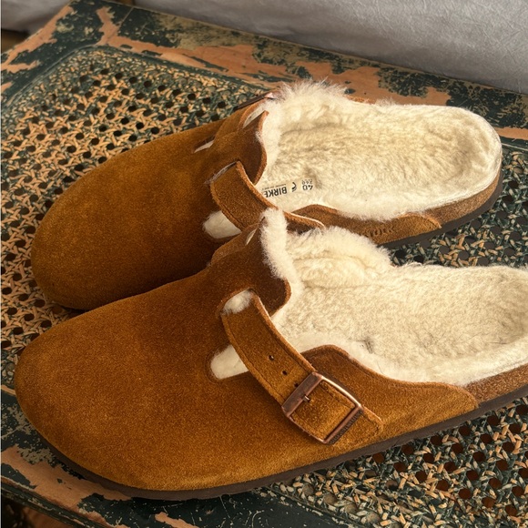 Shearling Boston Clogs - Picture 3 of 4
